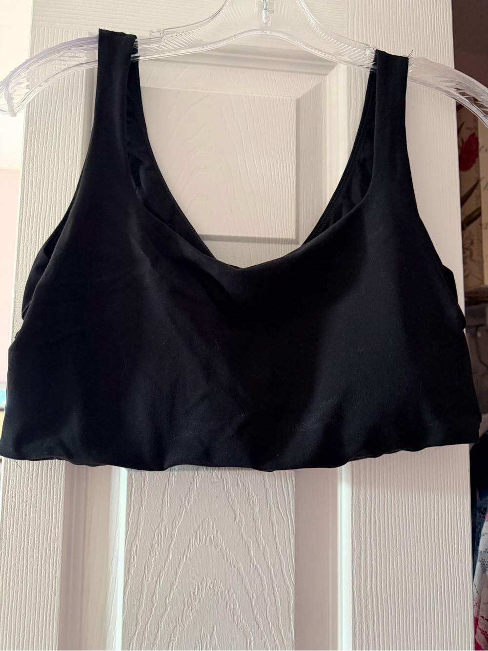 lululemon athletica Black Scoop Neck Sports Bra
